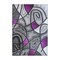 Flash Furniture Purple 3' x 5' Abstract Design Accent Area Rug ACD-RGTRZ860-35-PU-GG - alternate 6